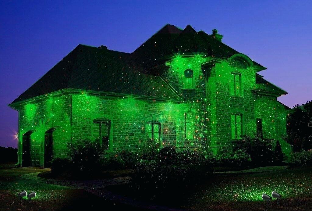 Fireflies in your forest? It just might be a Spright Laser Starfield projector!