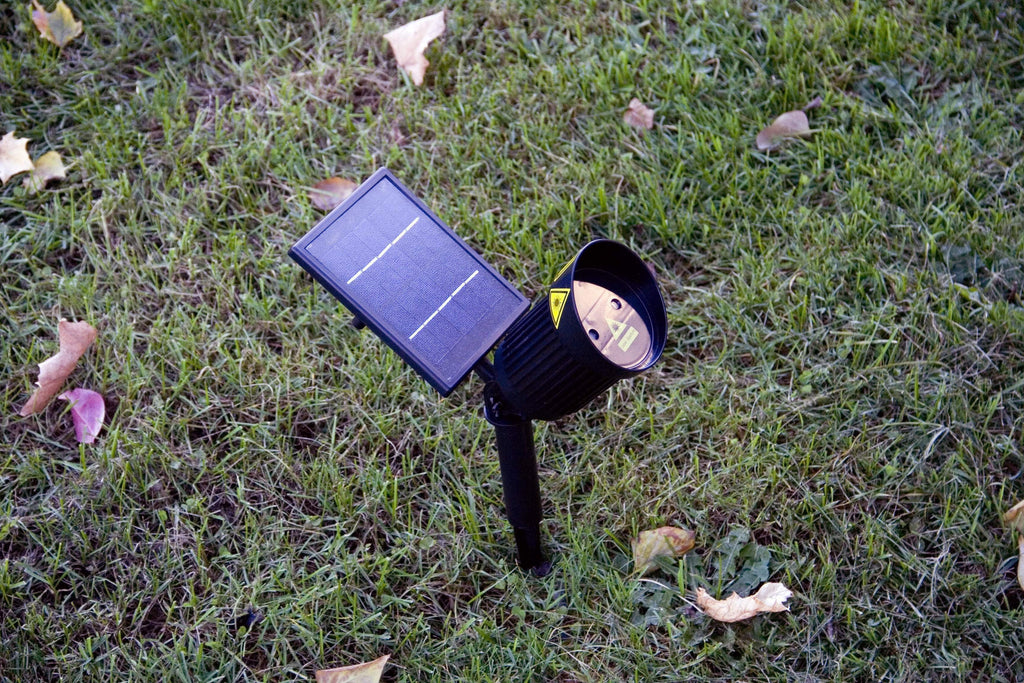 Solar Powered Laser Light Projectors