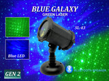 Spectrum Blue Galaxy Projector Green Laser and Nebula Cloud with Bluetooth Speaker (SL-43) SL-43