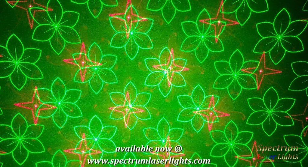 Spectrum Kaleidoscope Multi-Pattern Red, Green Blue Laser Light (SL-44) SL-44