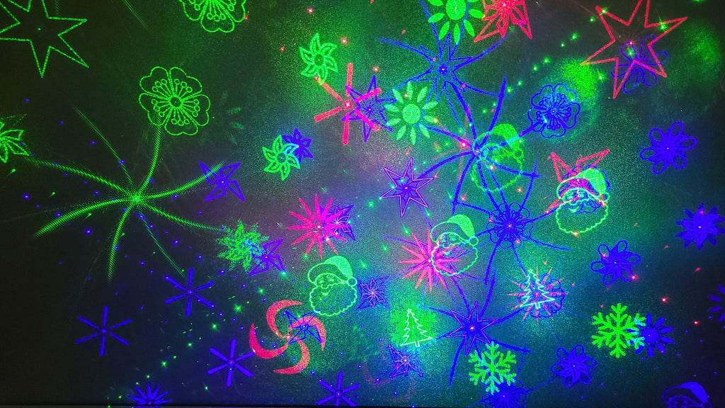 Spectrum Laser Lights Multi-Pattern Red, Green, Blue - Yule Light Projector (SL-36) SL-36