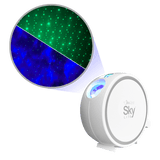 Green Laser Stars + Blue Cloud BlissLights SKYLite Laser Galaxy Projector SKY-LITE-STN