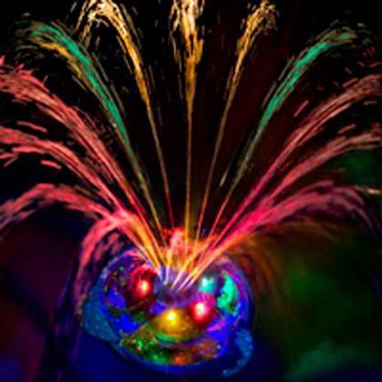 LED Underwater Light Show w/Fountain 3567-5-WHS-GAME
