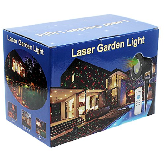 Moving 8-Pattern Red and Green Laser Light Projector LLSally8in1