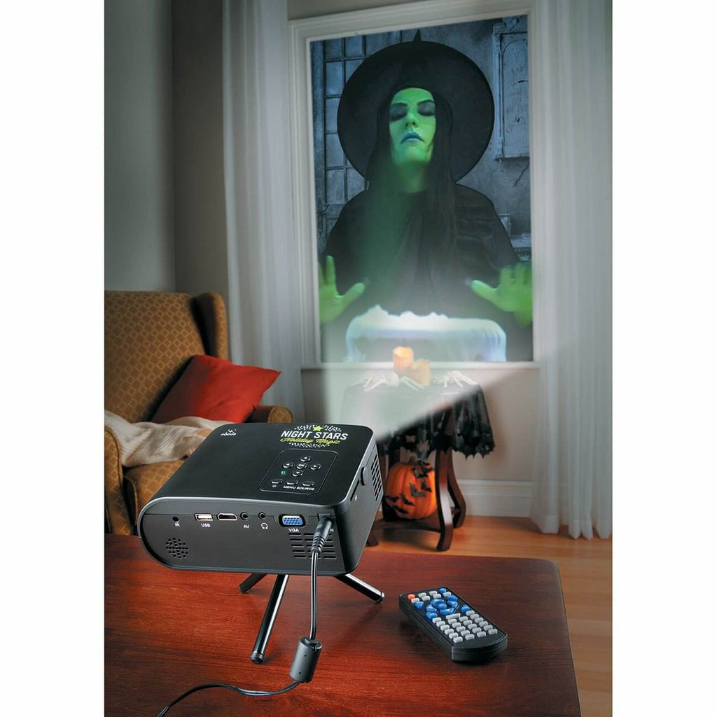 Night Stars Digital Motion Projector with 12 Holiday Animations LL03-DFX-R