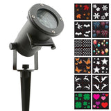 Night Stars LED Light Projector with 12 Pattern Color Slides LL01-HC