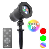 Night Stars Red & Green Laser Projector with 16 Color LED Floodlight