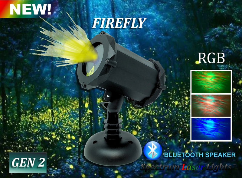 Spectrum Firefly Laser Light with RGB Cosmic Clouds & Bluetooth Speaker (SL-56)