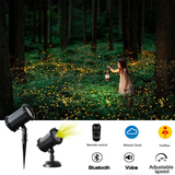 Spectrum Firefly Yellow Laser Projector with Blue LED Cloud & Bluetooth Speaker (SL-55) SL-55