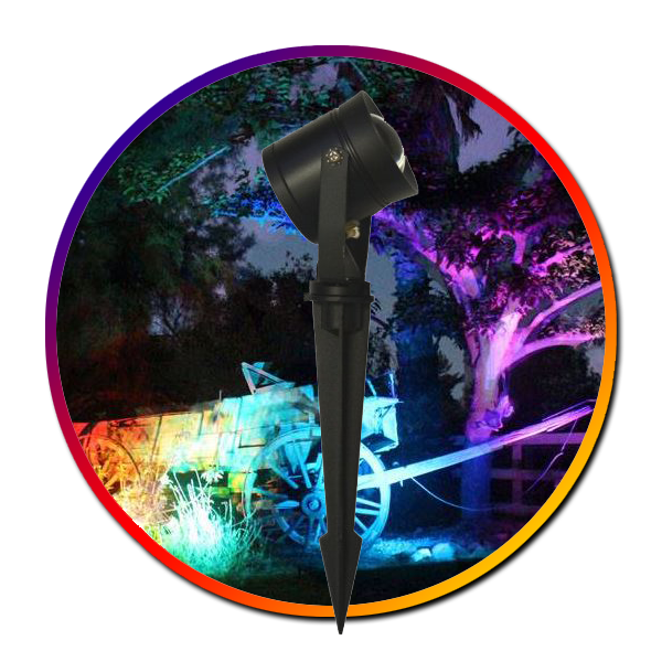 16 Color LED Landscape Light with Remote Control 16colorled