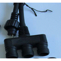 3 to 1 Notched Connector Splitter 3to1ftnotchconn