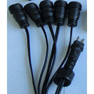 5 to 1 Notched Connector Splitter 5to1ftnotchconn