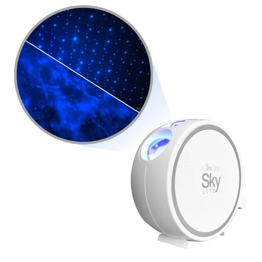 Blue Laser Stars + Blue Cloud BlissLights SKYLite Laser Galaxy Projector SKY-LITE-BB-STN
