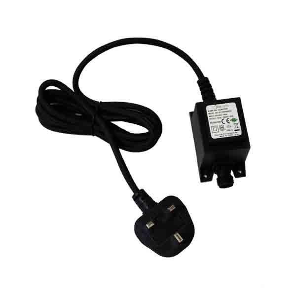 BlissLights Spright UK transformer for 12 volt landscape lighting lasers UK-transformer