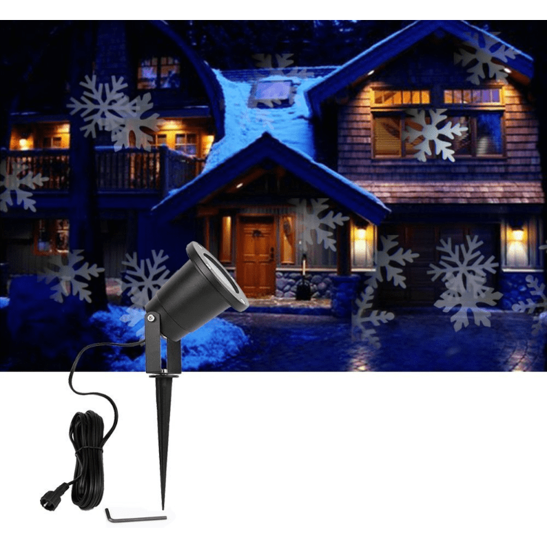 Flying Snowflake projector JanieSnowflake