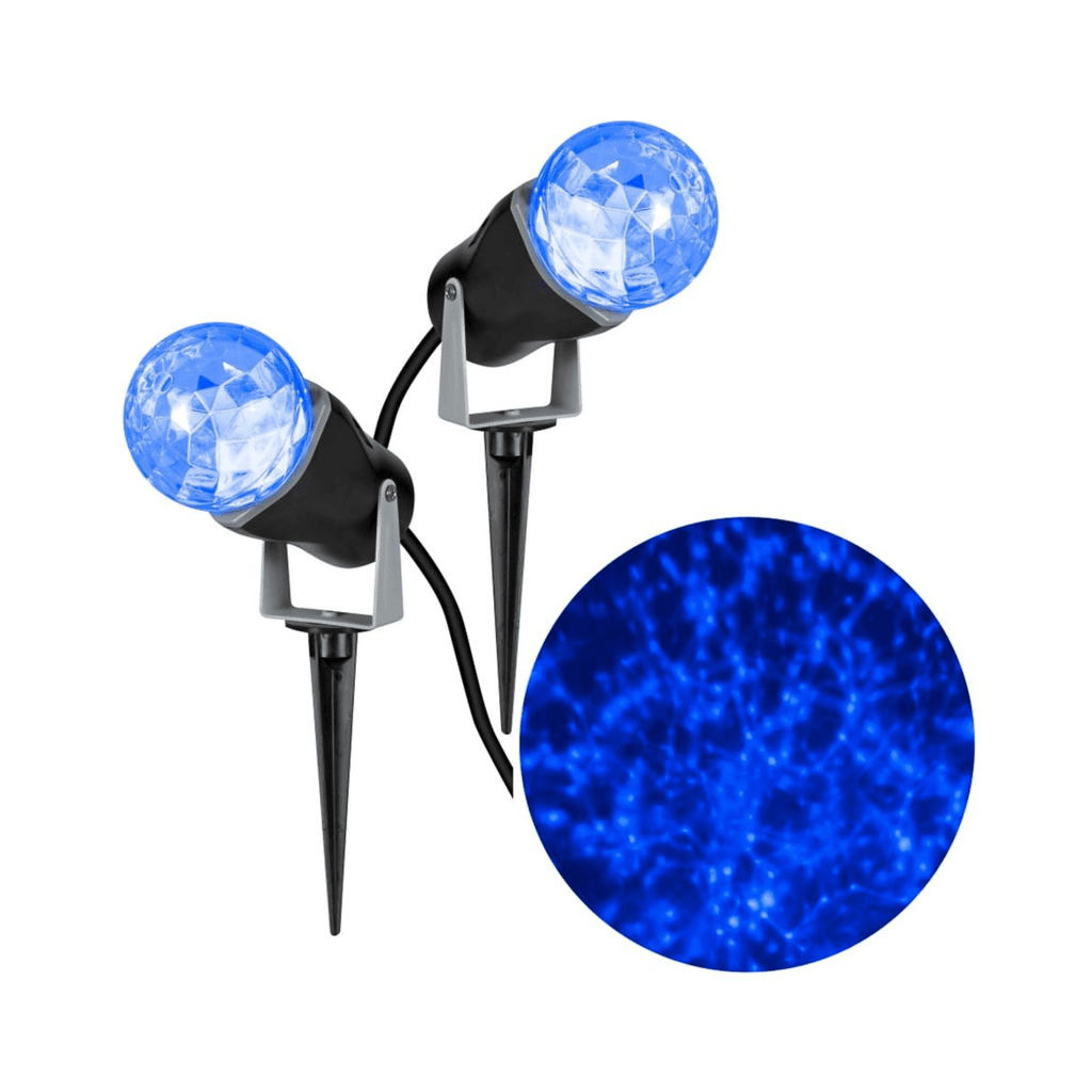 Icy Blue LED Moving Water Projector Light - 2 Pack blueledmovewater
