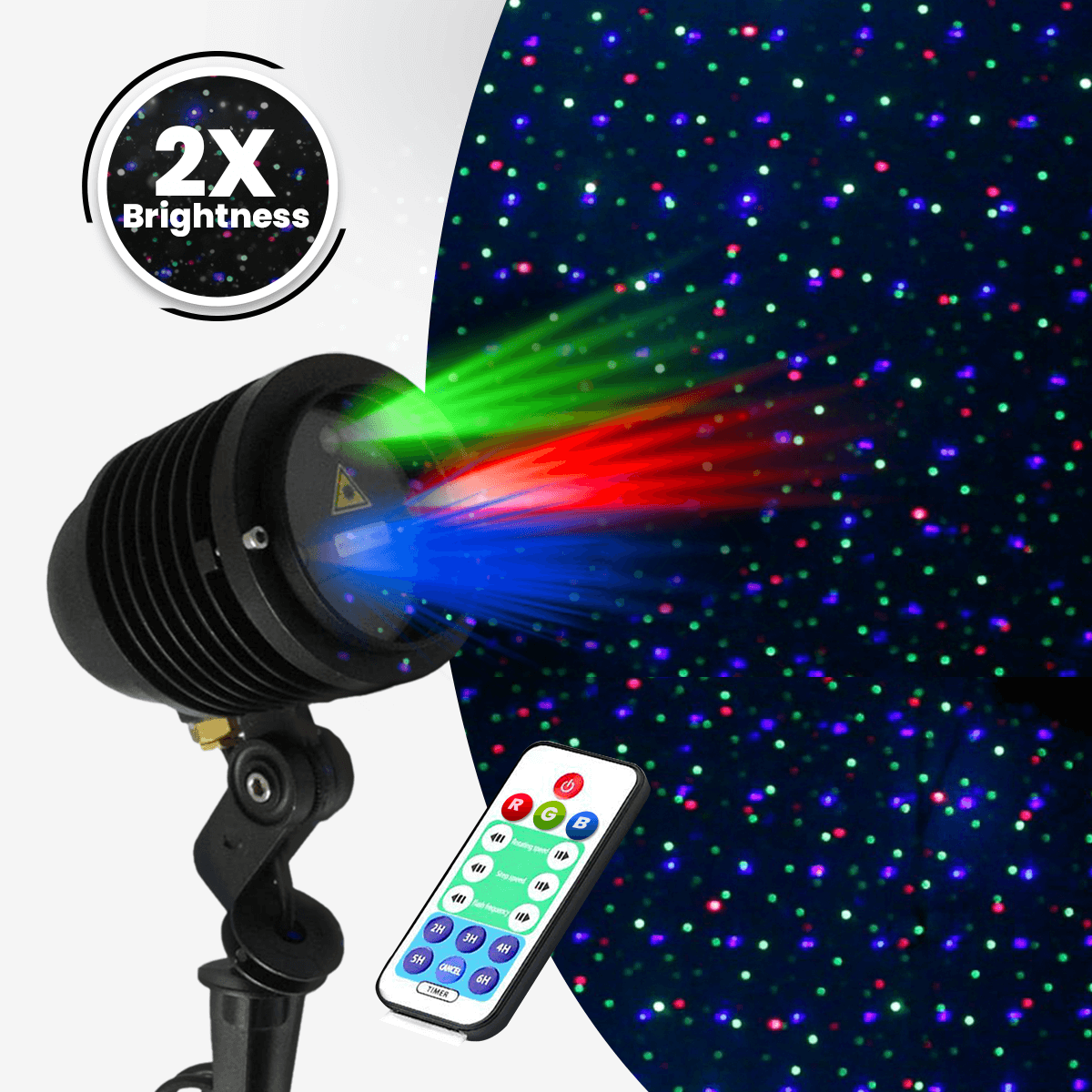 X2 shop laser light