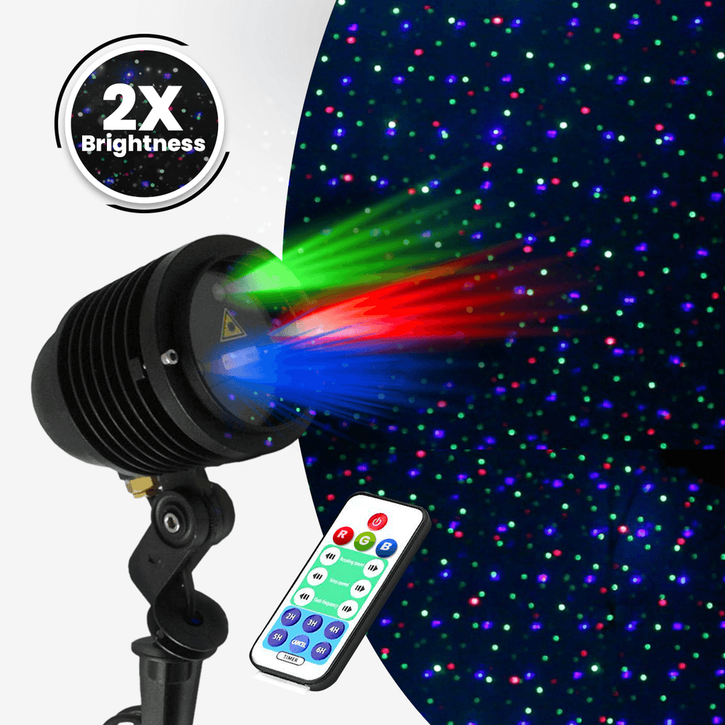 INFINITY X2 Red, Green & Blue Laser Light Projector with Motion BLS-100 RGBX2