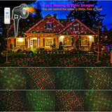 Moving 8-Pattern Red and Green Laser Light Projector LLSally8in1