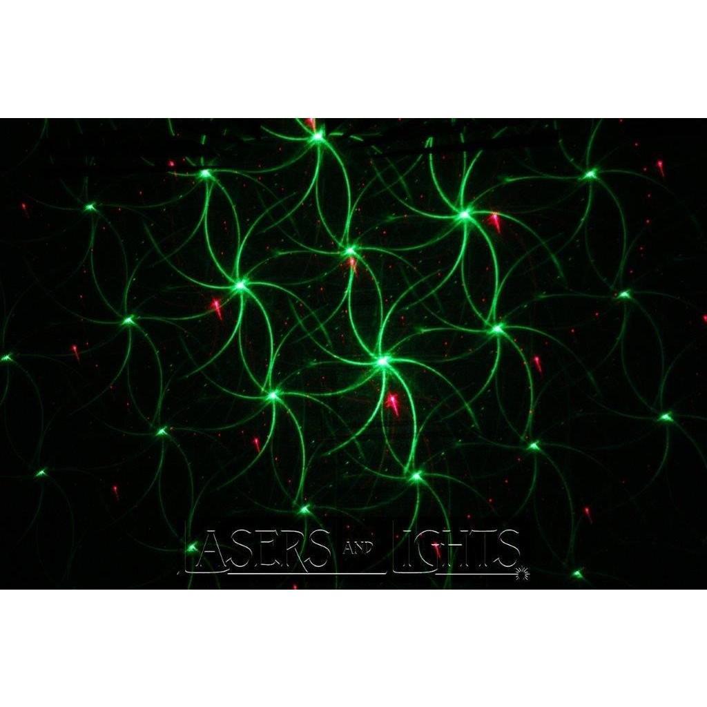 Moving Red/Green Multi Pattern Landscape Laser Projector with Remote