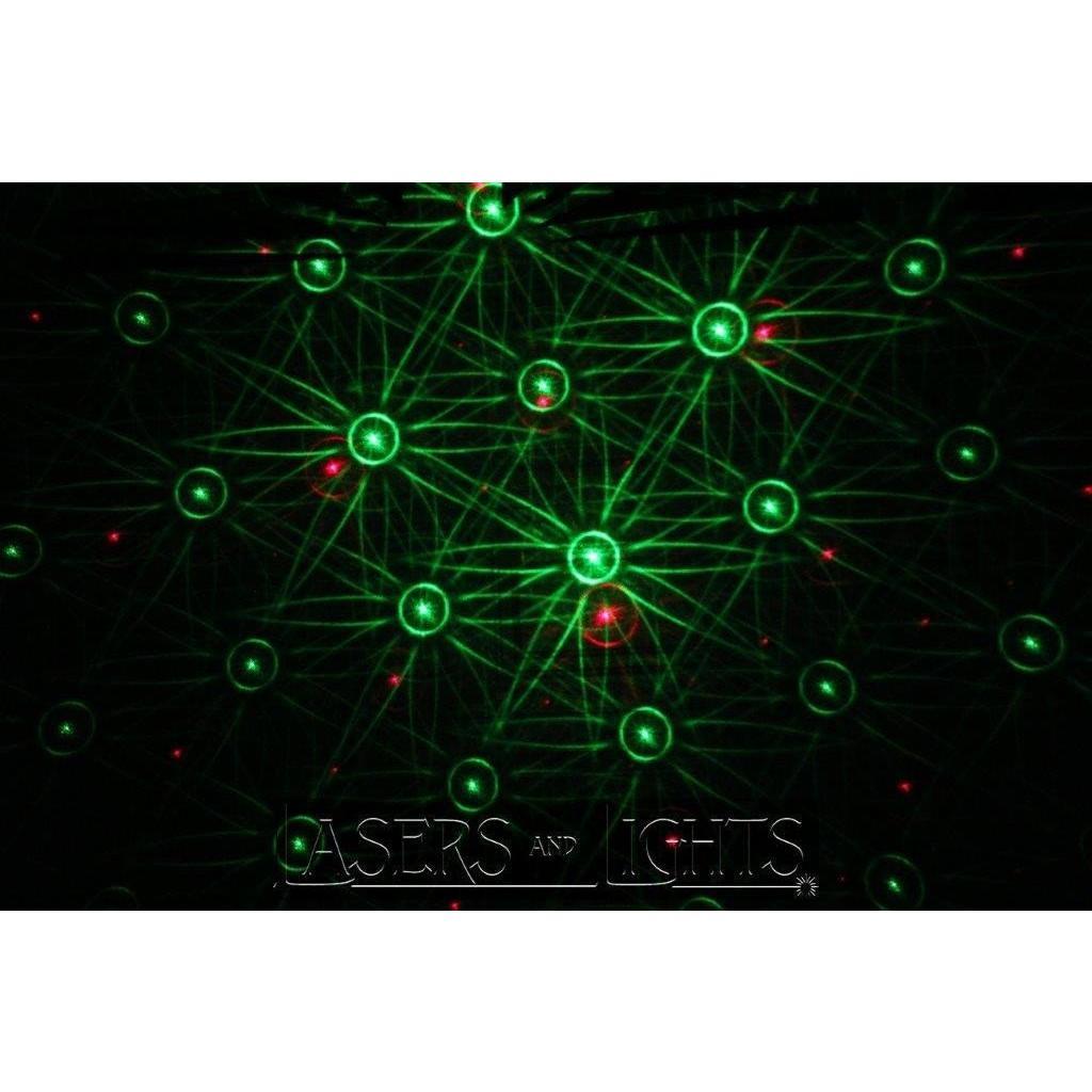 Moving Red/Green Multi Pattern Landscape Laser Projector with Remote