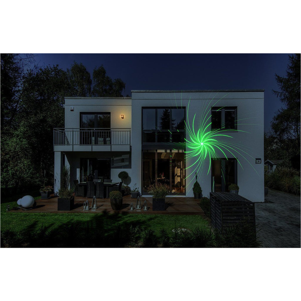 Night Stars Premium Red/Green Vortex Laser Light with 16-Color LED Spotlight LL03-WONDER
