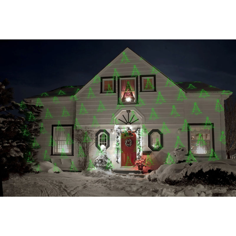 Night Stars Red & Green Laser with Interchangeable Pattern Tips LL03-RG-TIPS-R