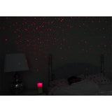 Night Stars Red Laser & Flickering LED Wax Candle with Remote (Rechargeable) LL05-RLED-R