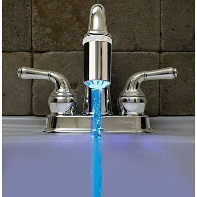 Temperature Controlled LED faucet light TCfaucetlight