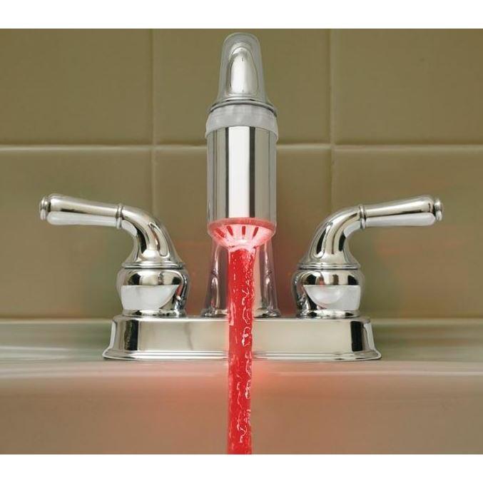 Temperature Controlled LED faucet light TCfaucetlight